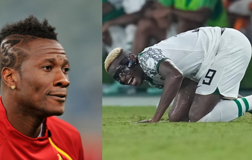'I know these tricks' - Asamoah Gyan questions Osimhen’s injury in Nigeria’s clash