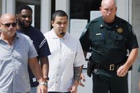 Kilmar Abrego Garcia, second from the right, leaves the Putnam County Jail on Aug. 22, 2025, in Cookeville, Tenn. | Brett Carlsen/AP Photo
