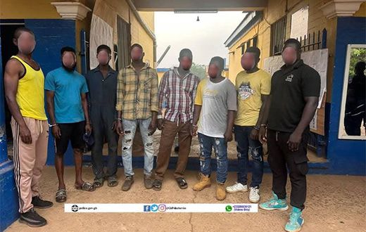 Eight suspects