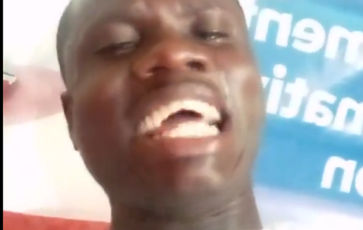 Distraught NPP supporter