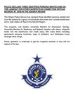Police declare 3 persons wanted over attacks in Tepa