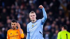 Man City vs Real Madrid: Erling Haaland scores to give Citizens lead at halftime
