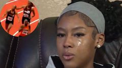 High school runner emotionally speaks after backlash for hitting girl with baton