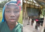 NSS Wahala: Female teacher travels through thick forest to risky school (video)