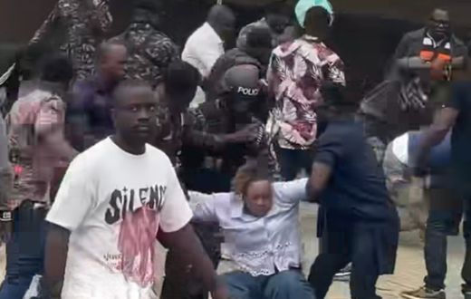 Ablekuma North chaos: Hawa Koom floored by macho men