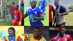 Gyan & five Black Stars players who returned to the domestic league after illustrious career