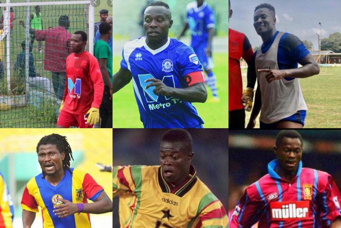 Gyan & five Black Stars players who returned to the domestic league after illustrious career