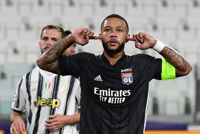 Memphis Depay scored Lyon's all-important away goal that knocked out Juventus in the Champions League last 16 and set up a quarter-final against Manchester City