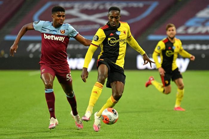 Danny Welbeck (C) has joined Brighton