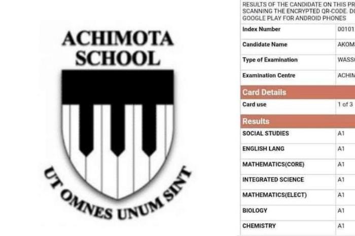 2020 WASSCE: Brilliant student of Achimota School scores straight As in all subjects