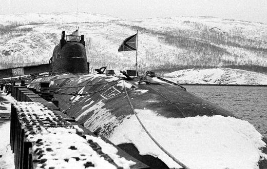 Russia's Kursk submarine, launched in 1994, sank in the Barents Sea on August 12, 2000