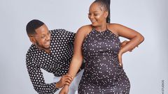 Aaron Adatsi and baby mama