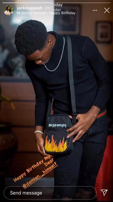 Jackie Appiah's son Damien