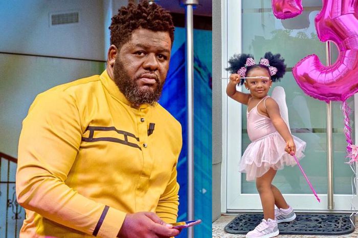 Shatta Wale's manager Bulldog and his daughter