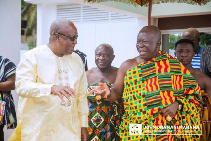 I built the most beautiful market in West Africa for Asanteman – Mahama