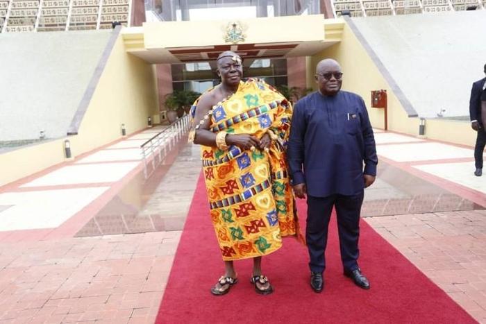 Asanteman won’t forget your good works on election day – Otumfuo tells Akufo-Addo