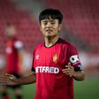 Real Madrid's Takefusa Kubo spent last season on loan at Real Mallorca