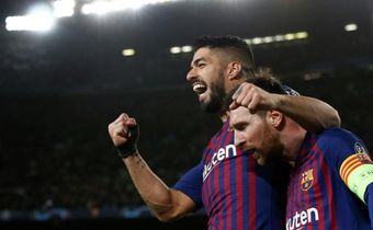 Teammates no more: Luis Suarez struck up a strong friendship with Lionel Messi at Barcelona, but the Urugayan's transfer to Atletico Madrid has been confirmed
