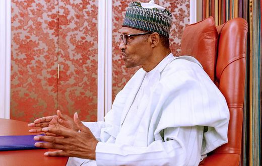 President Muhammadu Buhari. [Twitter/@NigeriaGov]