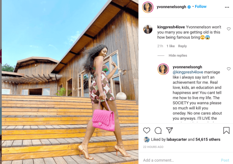 Yvonne Nelson's post