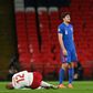 England defender Harry Maguire was sent off against Denmark