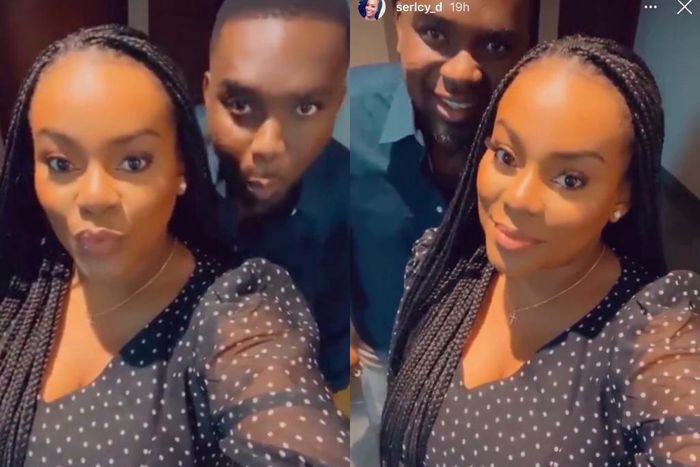 Joe Mettle with wife Selassie