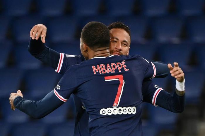Neymar was joined by Kylian Mbappe on the scoresheet in PSG's win