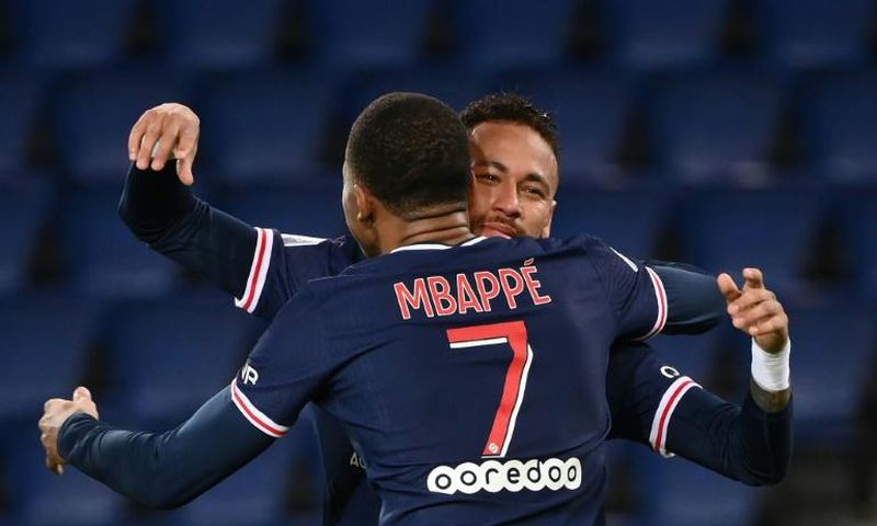 Neymar was joined by Kylian Mbappe on the scoresheet in PSG's win