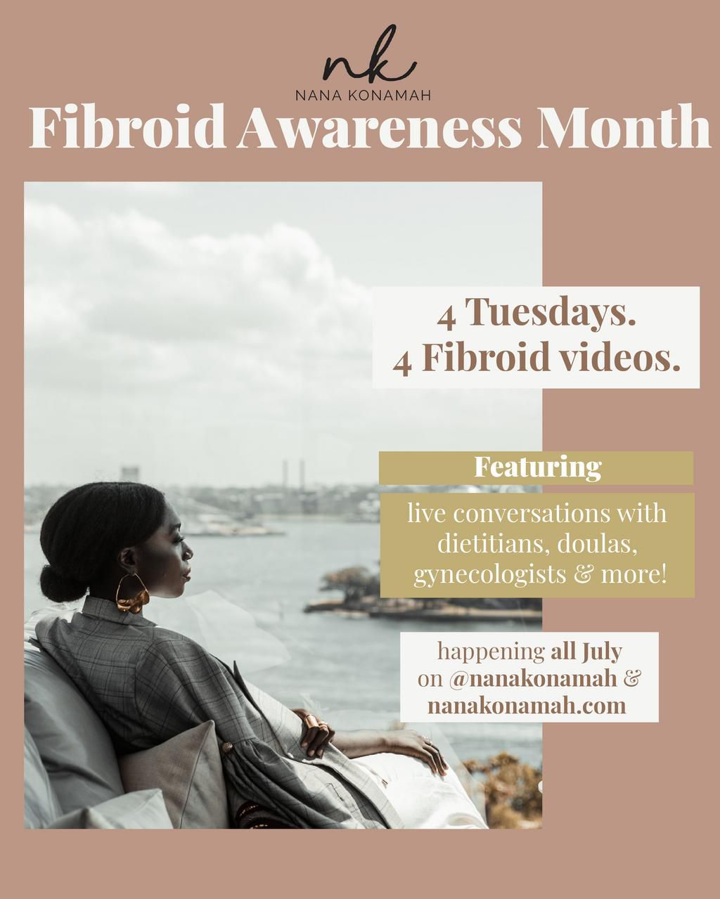 Fibroid Awareness Month flyer