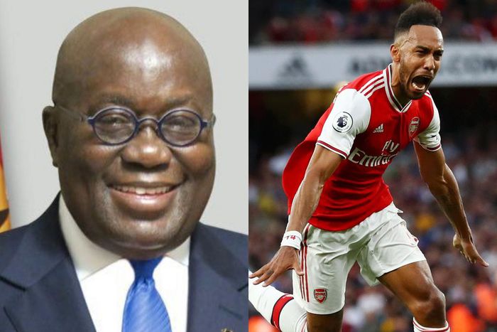 Tottenham fan President Akufo-Addo wants Aubameyang to stay at Arsenal
