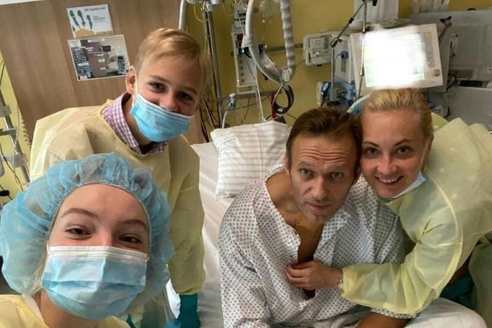 fell ill on a flight from the Siberian city of Tomsk to Moscow after a trip to support opposition candidates in local elections