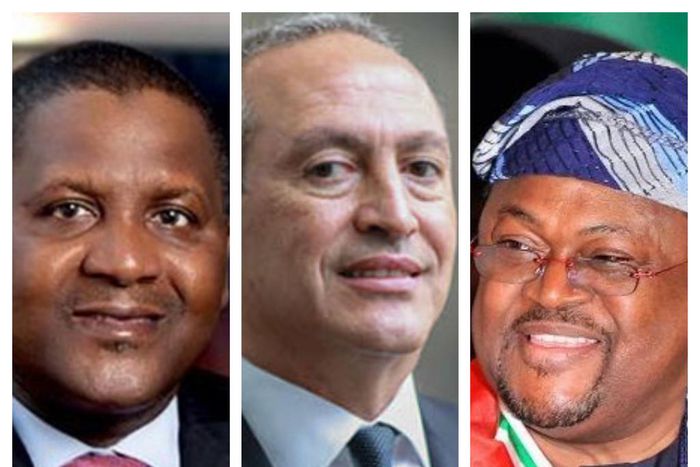 Aliko Dangote, Nassef Sawiris, Mike Adenuga