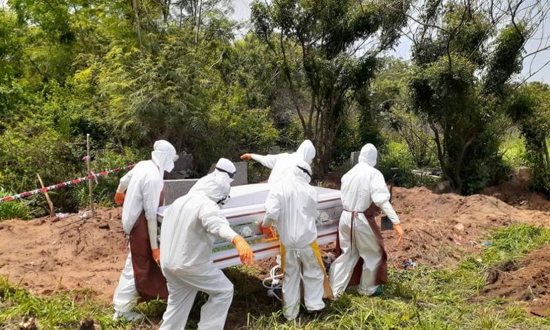 Coronavirus burial team says it’s overwhelmed with dead bodies