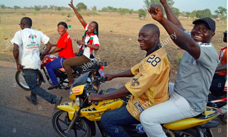 NDC adopts motorbikes for election 2020 campaign