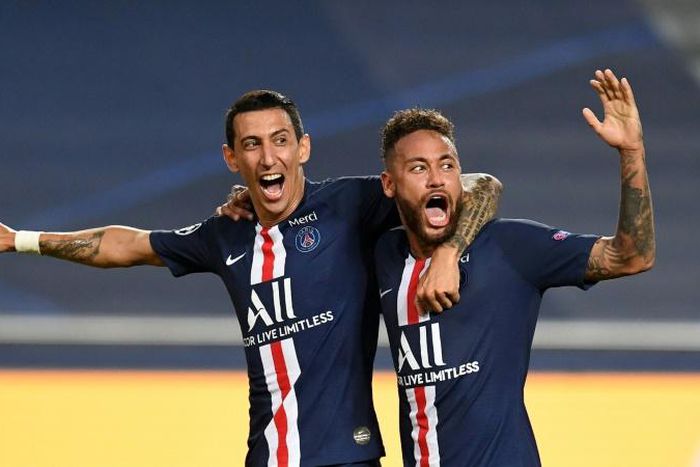 Neymar and Angel Di Maria were both outstanding in Paris Saint-Germain's 3-0 defeat of RB Leipzig in the Champions League semi-finals on Tuesday