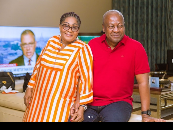 John Mahama and Lordina