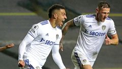 Rodrigoal: Rodrigo (left)scored his first Leeds goal after a club-record move from Valencia