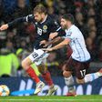 Scotland midfielder Stuart Armstrong has tested positive for coronavirus