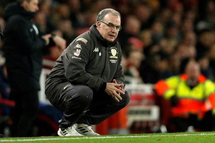 Leeds manager Marcelo Bielsa has few trophies to his name but he is revered by Pep Guardiola