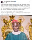 Dr. Mahamudu Bawumia's Facebook post