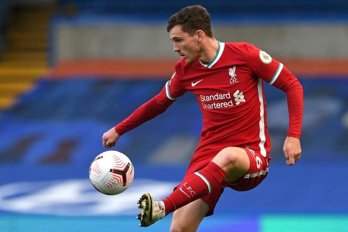 Liverpool defender Andrew Robertson
