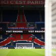 An empty Parc des Princes in Paris -- the French season will go on despite the country heading back into a strict lockdown this week