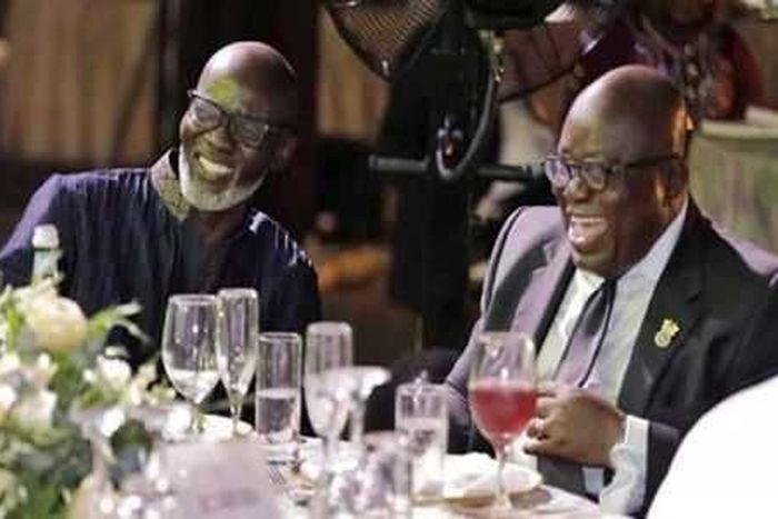 Gabby Otchere-Darko and President Akufo-Addo