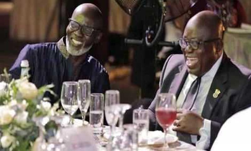 Gabby Otchere-Darko and President Akufo-Addo