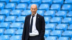 Real Madrid coach Zinedine Zidane insisted he was "proud" of his team after their Champions League exit at the hands of Manchester City