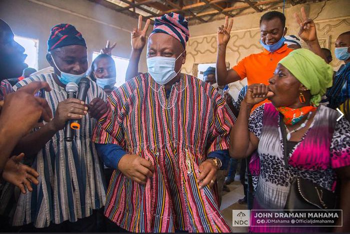 Mahama given a chieftancy title in Bole