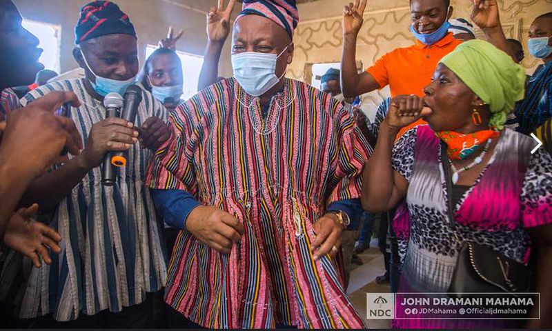 Mahama given a chieftancy title in Bole