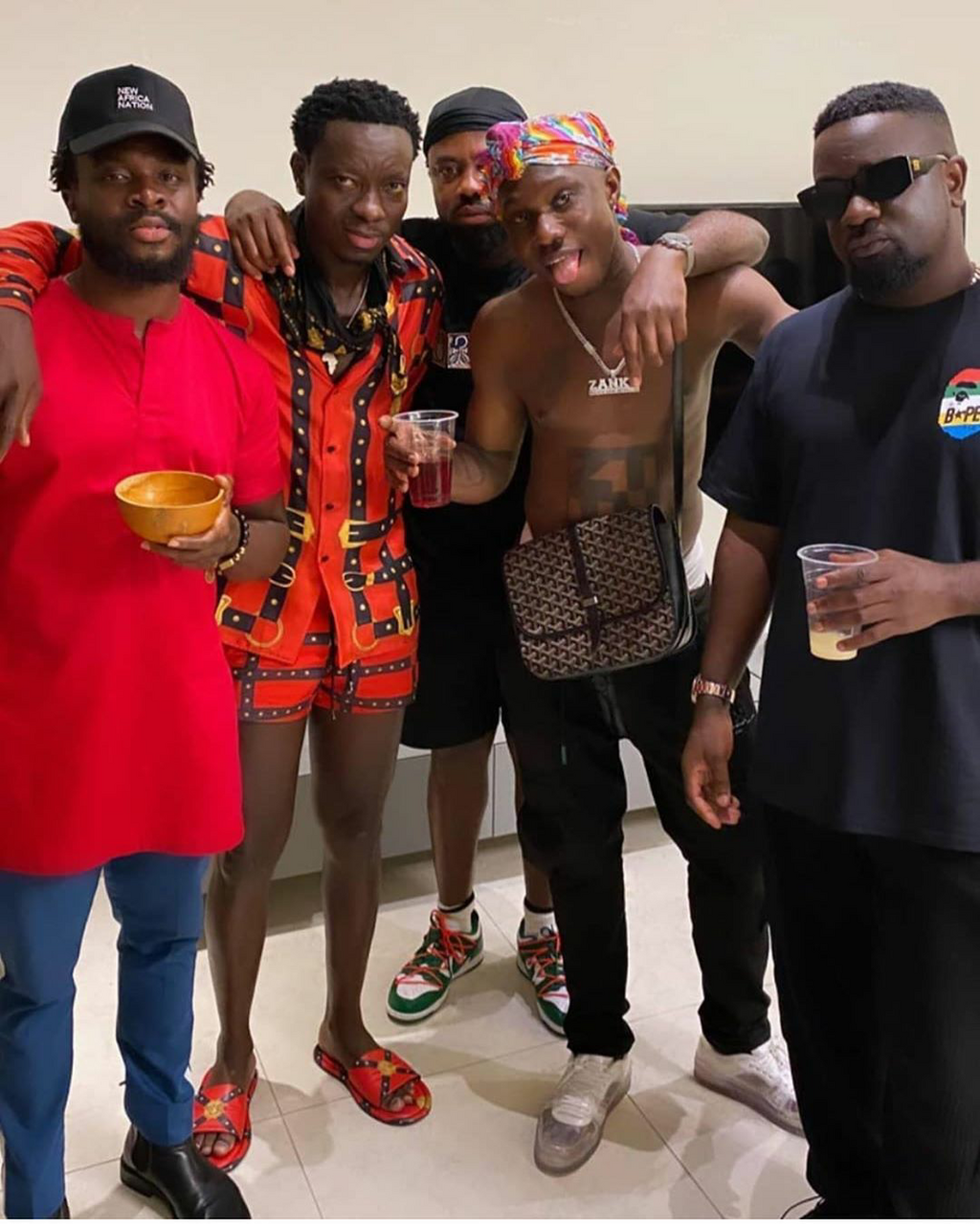 Sarkodie, Michael Blackson, Zlatan Ibile and Fuse ODG