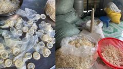 Police seize 324,000 used condoms after raiding a company repackaging them for sale
