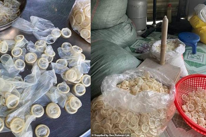 Police seize 324,000 used condoms after raiding a company repackaging them for sale